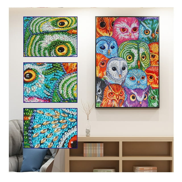 Augper Wholesaler Special Shaped Diamonds Painting DIY 5D Partial Drill