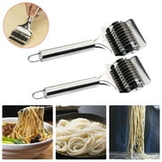 Augper Wholesaler Stainless Steel Spaghett Noodle Maker Lattice Roller Docker Dough Cutter Tool