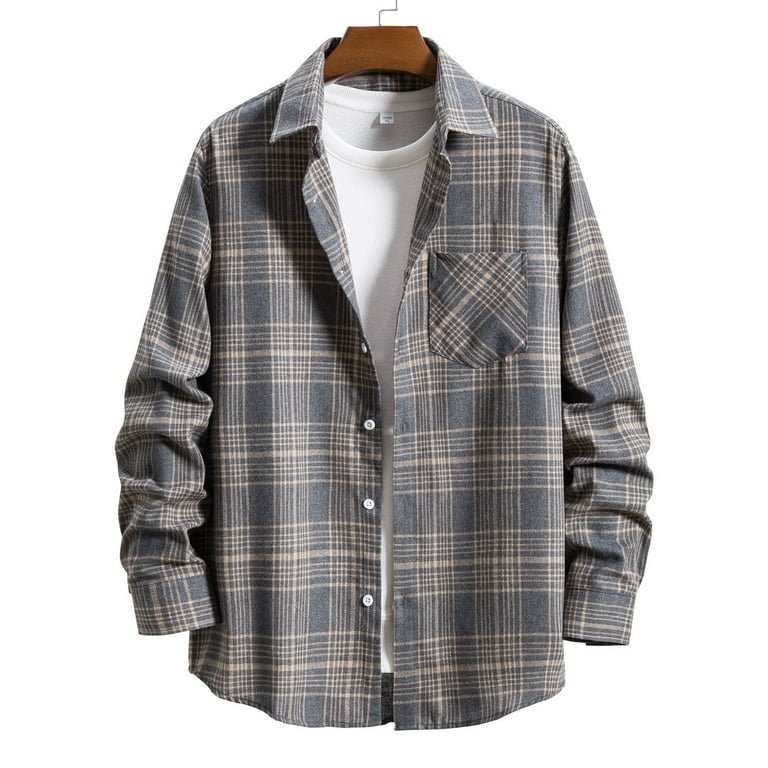 Casual Plaid Long Sleeve Lapel Blazer Casual Plaid Long Sleeve Lapel Blazer