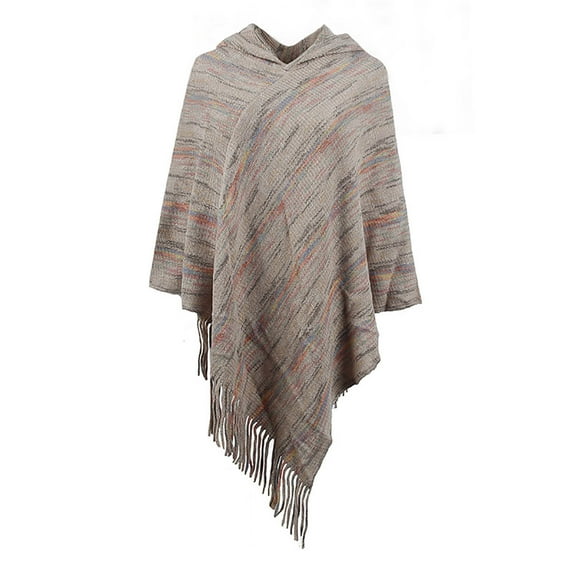 Augper Women's Shawl Wrap Poncho Ruana Cape Open Front Cardigan Shawls for Fall Winter