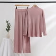 thumbnail image 1 of Augper Womens 2 Piece Lounge Sets Trendy Cozy Knit Slouchy Loungewear Sweater Set, 1 of 9