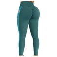 thumbnail image 1 of Augper Womens High Waist Yoga Pants Slimming Booty Leggings Workout Running Butt Lift Tights With Pockets, 1 of 6