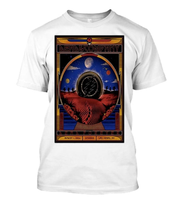 August 1 2024 Msg Sphere Las Vegas NV Dead & Company TShirt up to size