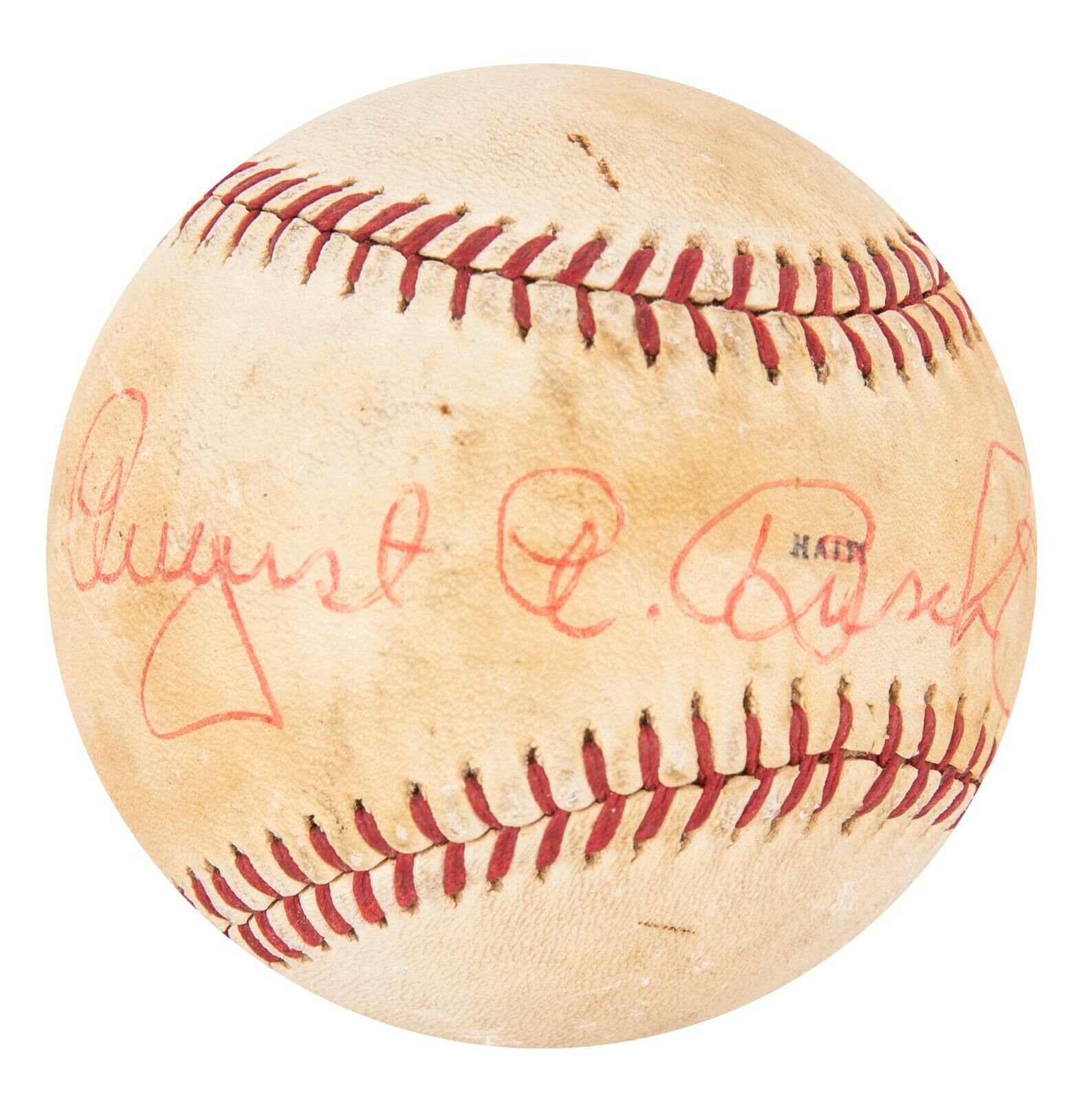 August Anheuser Busch Single Signed Baseball PSA DNA St. Louis