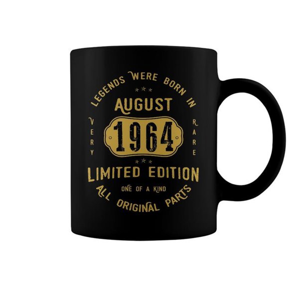 August Birthday Gift August Limited Edition Coffee Mugs