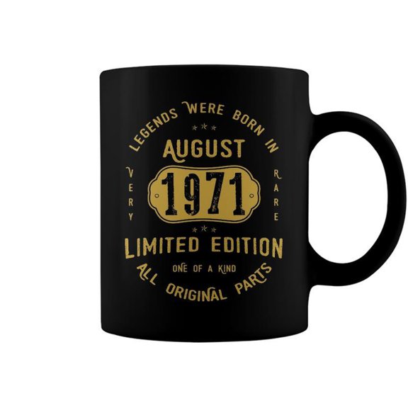 August Birthday Gift August Limited Edition Coffee Mugs