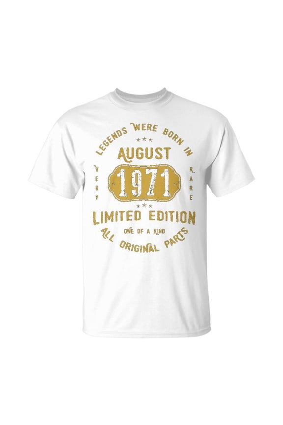 August Birthday Gift August Limited Edition Unisex Jersey Crewneck Tshirt
