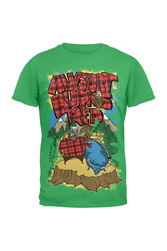 Men's Lumberjack Soft Short Sleeve T Shirt