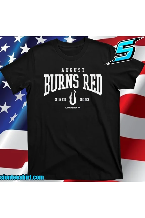 August Burns Red Varsity Puff Print T-Shirt, T-Shirts 2025 Size S-5XL | eBay