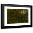 thumbnail image 1 of August Cappelen 14x11 Black Modern Framed Museum Art Print Titled - Wood Near Ulefoss (1848), 1 of 5