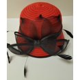 thumbnail image 1 of August Hat Summer Bow, Gest Red, 1 of 3