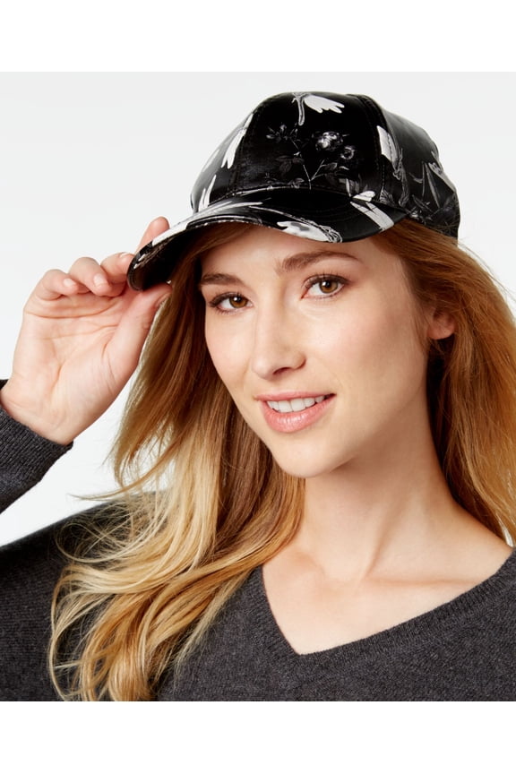 August Hats Dragonfly-Print Baseball Cap (Black, One Size)