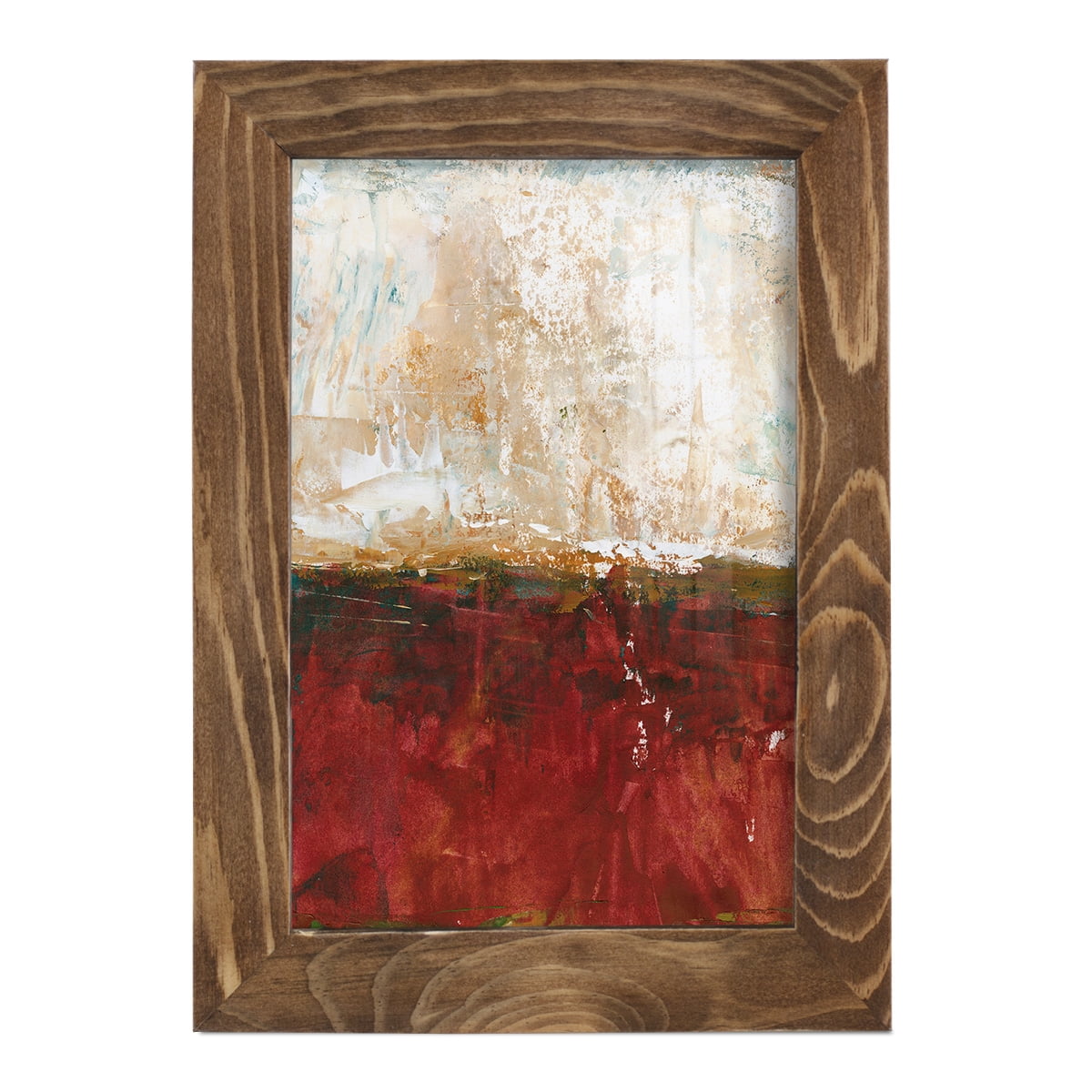 August Horizon I -Framed Print w/glass-Walnut