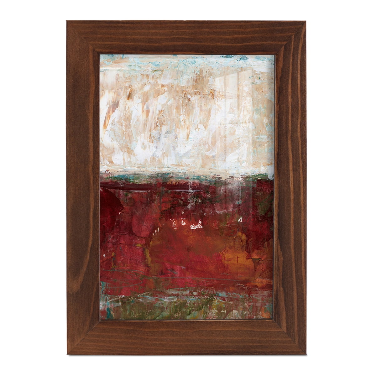August Horizon II -Framed Print w/glass-Chestnut