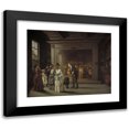 thumbnail image 1 of August Jernberg 14x12 Black Modern Framed Museum Art Print Titled - Stairhuis, 1 of 5