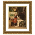 thumbnail image 1 of August Müller 20x24 Gold Ornate Framed and Double Matted Museum Art Print Titled - Sibling, 1 of 4