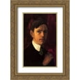 thumbnail image 1 of August Macke 2x Matted 20x24 Gold Ornate Framed Art Print 'Self-portrait', 1 of 2