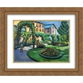 thumbnail image 1 of August Macke 2x Matted 24x20 Gold Ornate Framed Art Print 'Gartenbild', 1 of 2