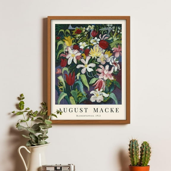 August Macke Canvas Prints Wall Art, Famous Paintings Reproduction Vintage Art Painting Poster Prints