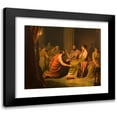thumbnail image 1 of August Malmström 23x20 Black Modern Framed Museum Art Print Titled - Odysseus Before Alcinous, King of the Phaeacians (1853), 1 of 5