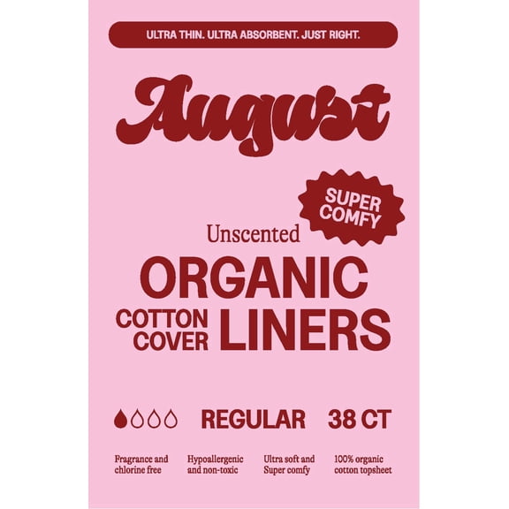 August Organic Liners - 38pk