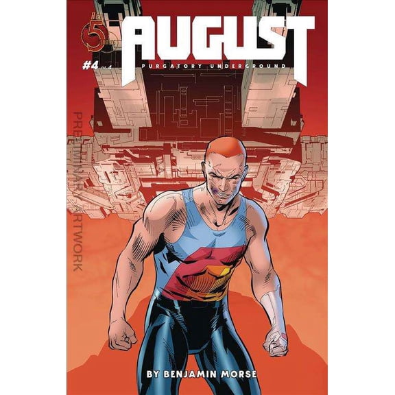 August: Purgatory Underground #4 VF ; Red 5 Comic Book