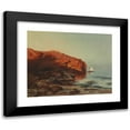 thumbnail image 1 of August Schaeffer von Wienwald 24x20 Black Modern Framed Museum Art Print Titled - Motif from Helgoland (1859), 1 of 5