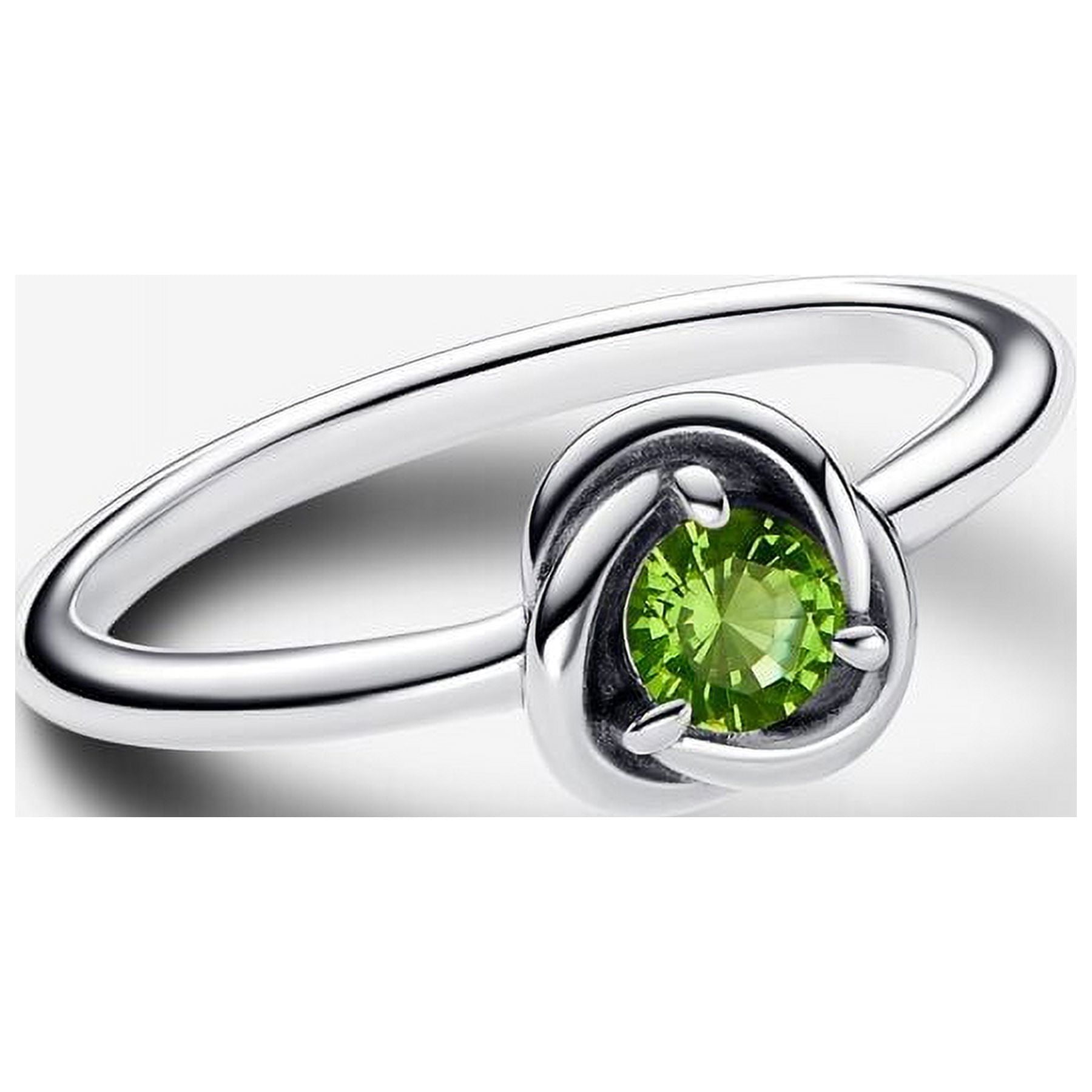 August Spring Green Eternity Circle Ring - Walmart.com