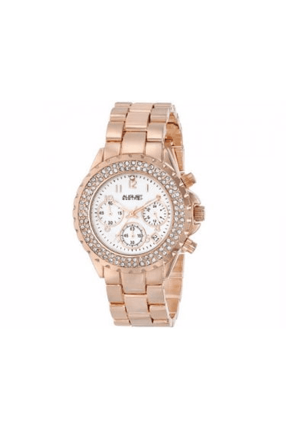 AS8031RG Crystal MOP Chrono Bracelet Womens Watch