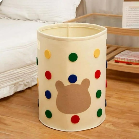 August Under Saving, Felts Cloth Hand-helds Dirty Clothes Storage Basket 34L Large Capacity Toy/household Item Storage Basket