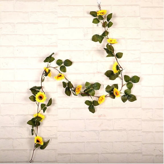 August Under Saving, Maple Leaf Vines Decoration Plant Decoration Sunflower Maple Leaf Vines Man Hanging Decoration