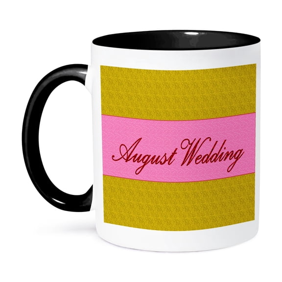 Wedding Mug 11oz Two-Tone Black Mug