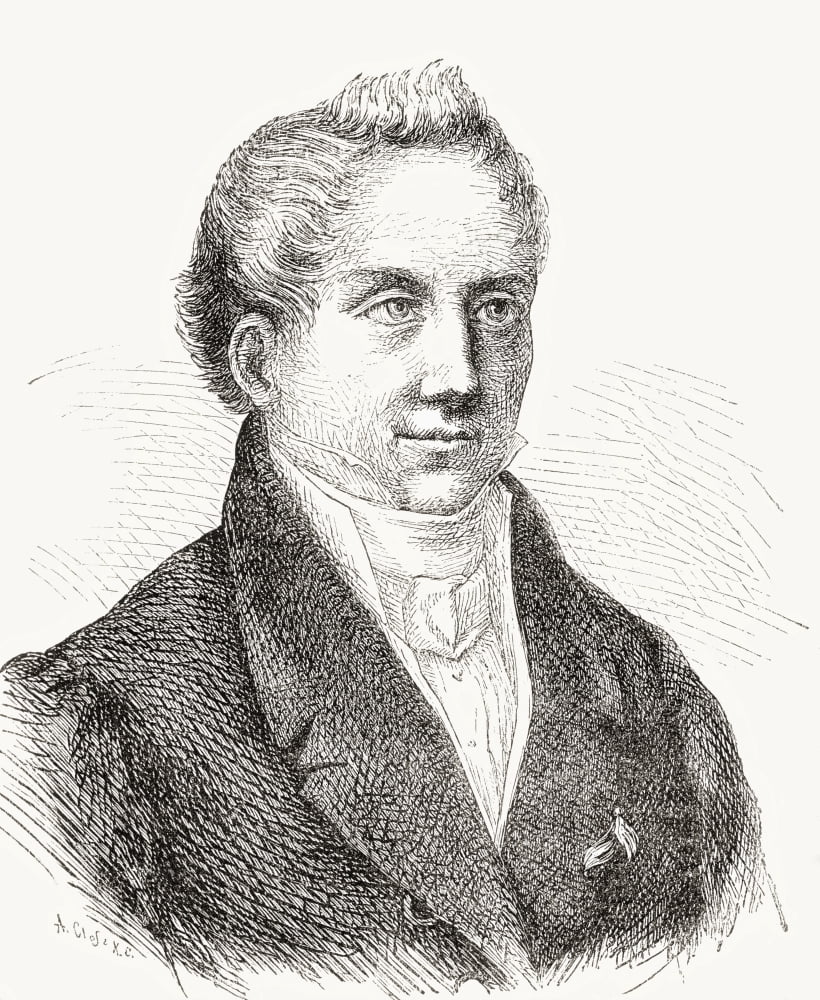 August Wilhelm Schlegel Aka Von Schlegel 1767 - 1845 German Poet Translator Critic From Nuestro Siglo Published 1883 Canvas Art - Ken Welsh Design Pics (24 x 30)