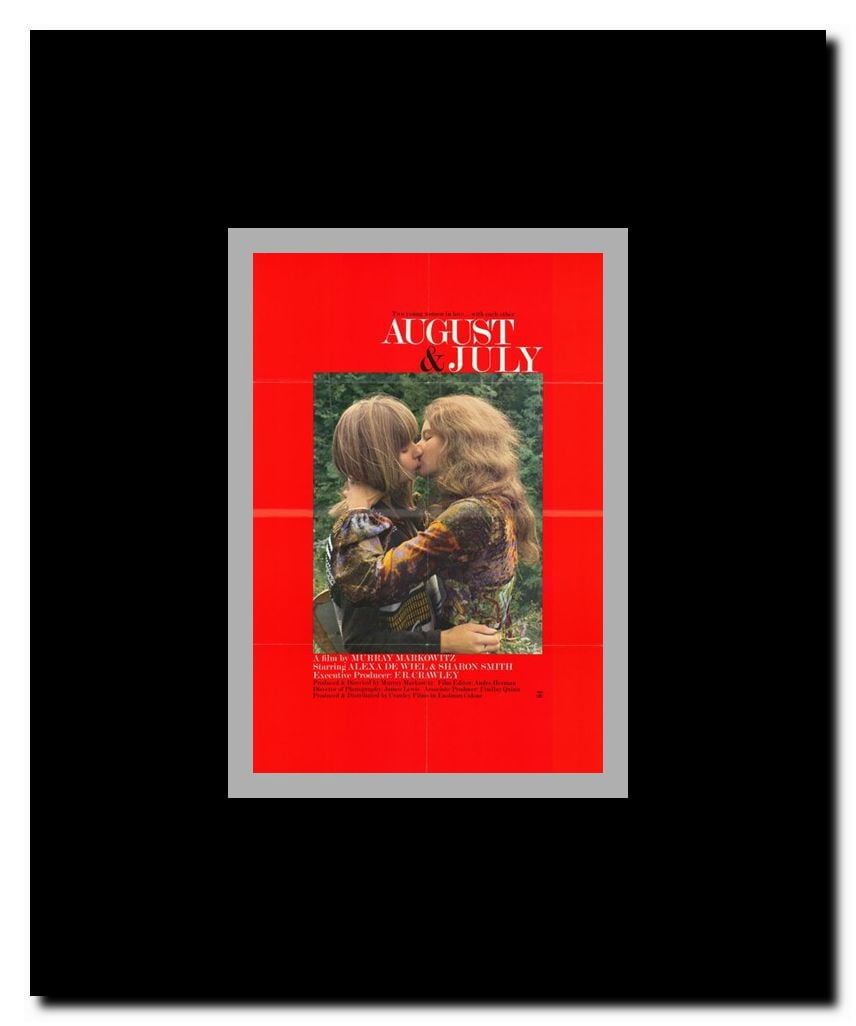 August and July Framed Movie Poster