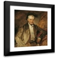 thumbnail image 1 of August von Pettenkofen 12x14 Black Modern Framed Museum Art Print Titled - The Father of the Painter Georg Raab (1847), 1 of 5
