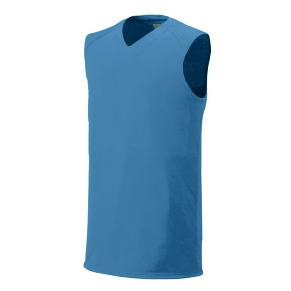 Augusta 1061A Youth Baseline Jersey- Columbia Blue - Small