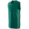 thumbnail image 1 of Augusta 1180A Adults Winning Streak Game Jersey - Dark Green & White- 3X, 1 of 5