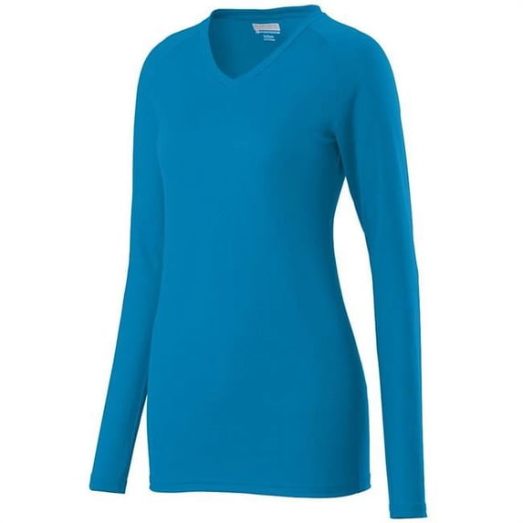 Augusta 1331A-Power Blue-L Girls Assist Jersey, Power Blue - Large