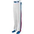 thumbnail image 1 of Augusta 1477A-White- Royal- Red-2X Slider Baseball & Softball Pant, White, Royal & Red - 2X, 1 of 2