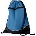 thumbnail image 1 of Augusta 1920A Tri-Color Drawstring Backpack- Kelly & Black - All, 1 of 3