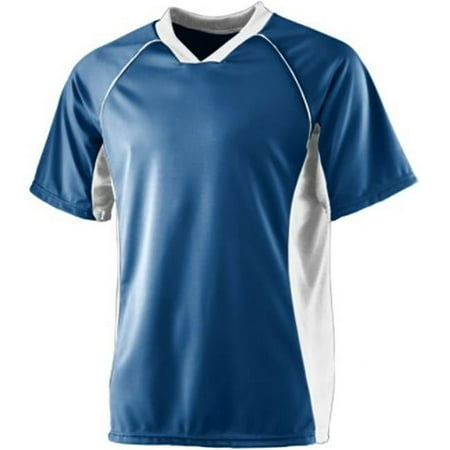 Augusta 243A Wicking Soccer Shirt- Navy & White - 2X