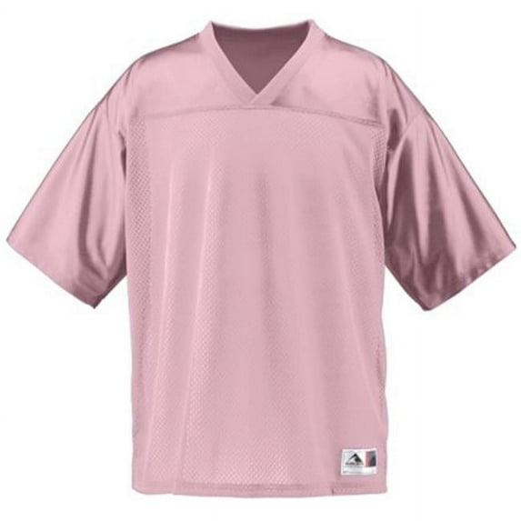 Augusta 257A Adult Stadium Replica Jersey- Light Pink- Medium