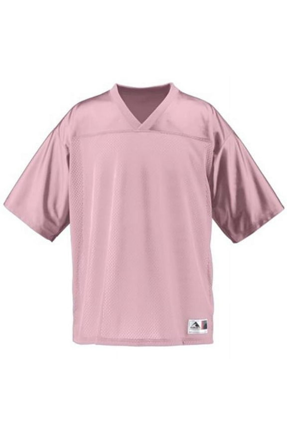 Augusta 257A Adult Stadium Replica Jersey- Light Pink- Medium