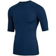 thumbnail image 1 of Augusta 2606A-Navy-3X Hyperform Compression Half Sleeve Shirt, Navy - 3X, 1 of 2