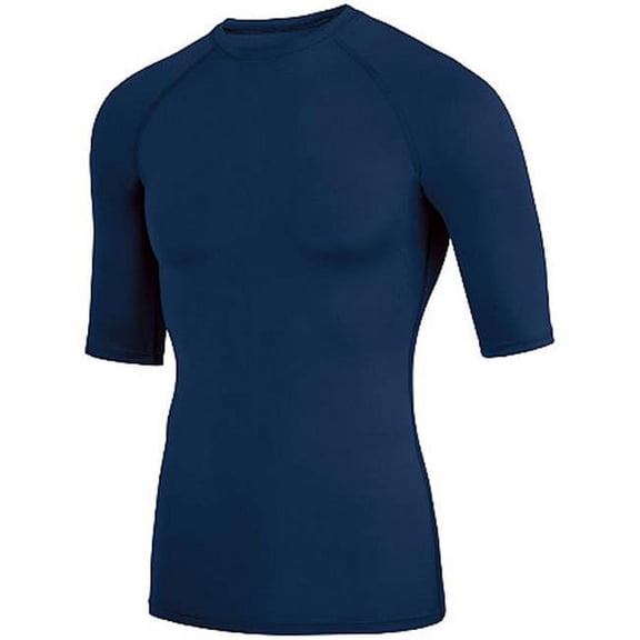 Augusta 2606A-Navy-3X Hyperform Compression Half Sleeve Shirt, Navy - 3X