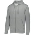 thumbnail image 1 of Augusta 2XL 60/40 Fleece Full Zip Hoodie Charcoal Heather 5418, 1 of 3