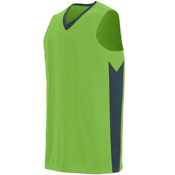 Augusta 2XL Block Out Jersey Slate/White 1712