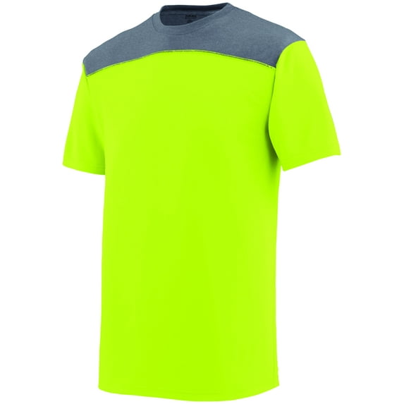 Augusta 2XL Challenge T-Shirt Lime/Graphite Heather 3055