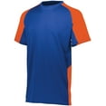 thumbnail image 1 of Augusta 2XL Cutter Jersey Royal/Orange 1517, 1 of 4