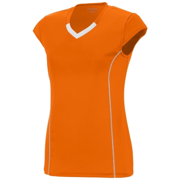 Augusta 2XL Ladies Blash Jersey Power Orange/White 1218